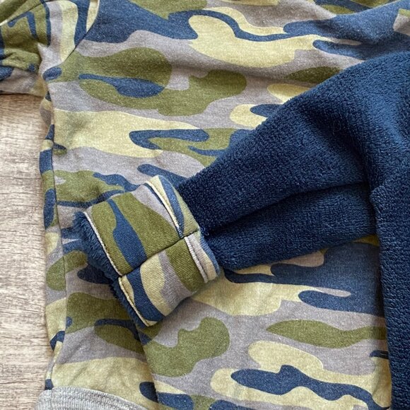 Baby Clothing Bundle: Moose Hoodie Spider-Man Pants Camo Onesie & Denim Pants 3- - Picture 5 of 9